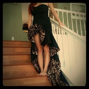 Windsor black cheetah dress