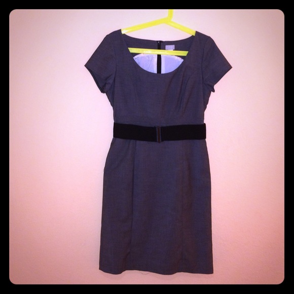 H&M Fitted Cocktail Dress w/ attached belt