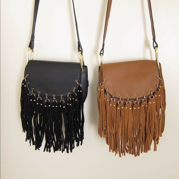 Bohemian tassel handbag - Picture 2 of 4