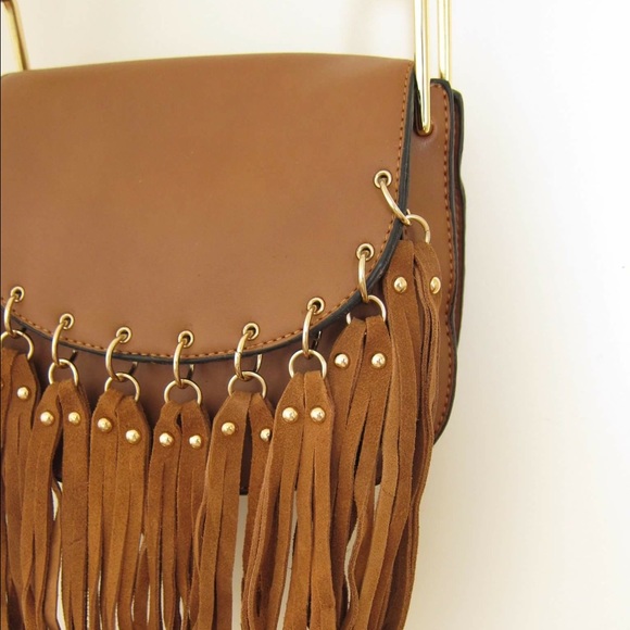 Bohemian tassel handbag - Picture 3 of 4