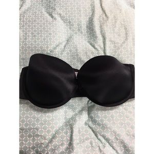 Black Strapless Bra