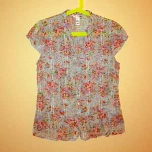 H&M Flower Print Blouse