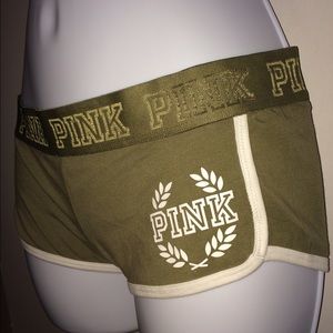 Rare green Victoria's Secret pink boy short panty