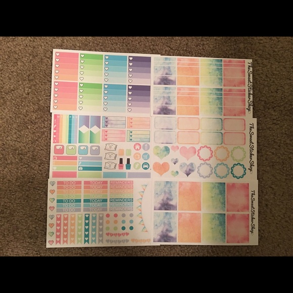 Mega Value Pack Stickers - Pastels - 100 Sheets! – Happy Planner Planner sticker lot