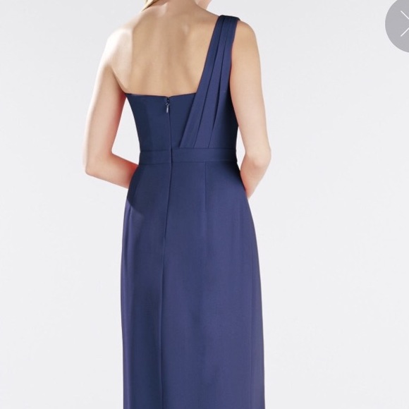 sleeveless-one-shoulder-draped-ruffle - Picture 3 of 3