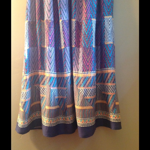 Tribal Print Midi Dress - Picture 3 of 4