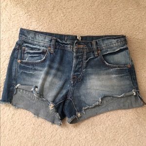 Free People Denim Shorts