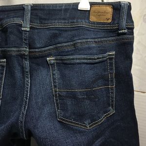 American Eagle Slim Boot 10 Stretch Blue Jeans