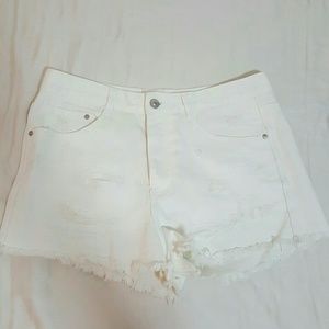 Zara Distressed TRF Denim Short