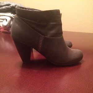 Brown Leather Booties