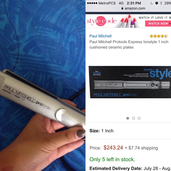 Paul Mitchell Hair Straightener✨