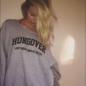 Hungover Slouchy Sweatshirt
