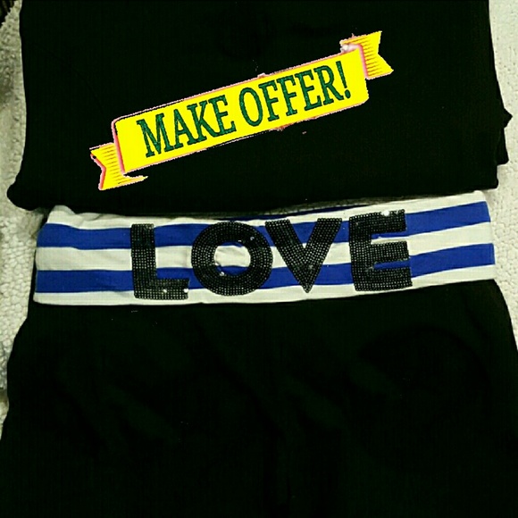 SALE!!  Adorable 2 PIECE lounge/workout set