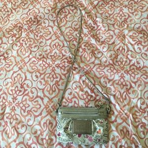 Coach vintage poppy crossover bag!