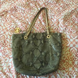 Snakeskin Michael Kors bag!