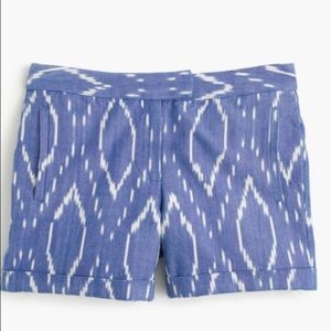 J.Crew sun faded ikat short