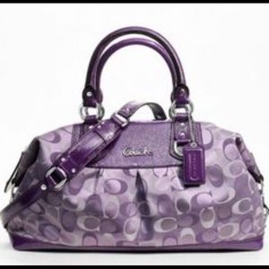 Purple Coach Purse