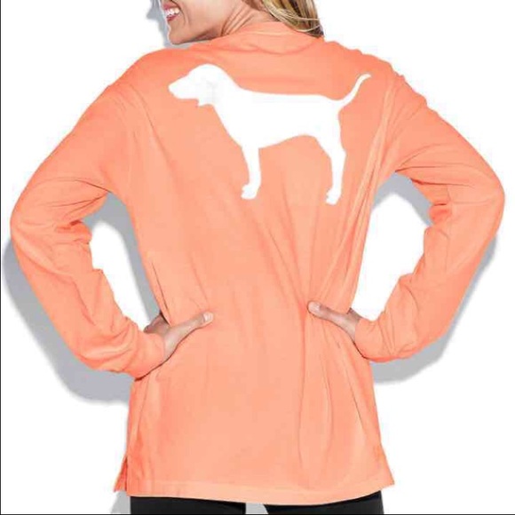 Pink Victoria S Secret Tops Vs Pink Long Sleeve Campus Pocket
