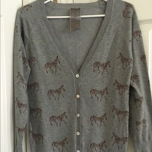 Zebra Cardigan
