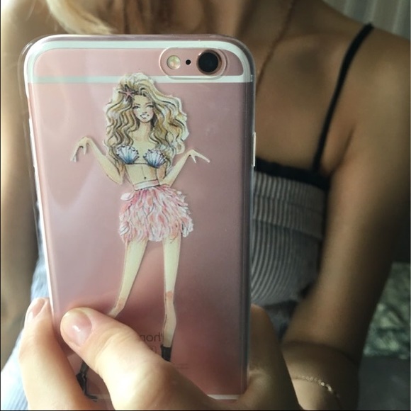 iPhone 6, 6s Jelly Clear Chic Mermaid Phone Case