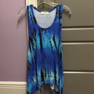 Tie dye tank top, Size small.