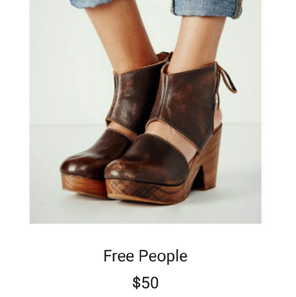 ISO free people desert gold clog size 36