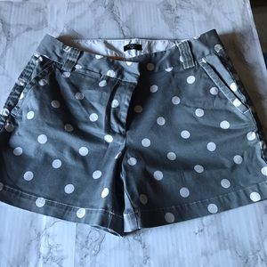 J Crew *FACTORY* size 8 polka dot shorts
