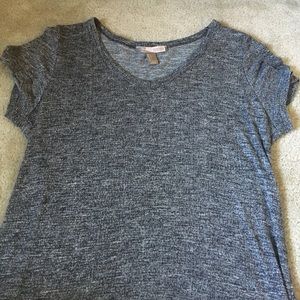 Heather Grey V-Neck Tee