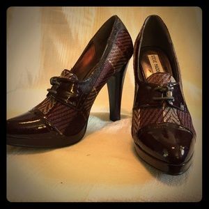 Steve Madden Purple Plaid Spectator