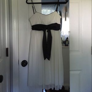 White and black dress!