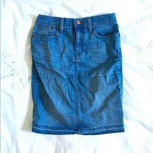 J. Crew Denim Skirt