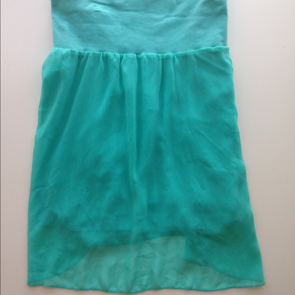 Chiffon/Crepe High Low A-Line Skirt - Picture 2 of 4