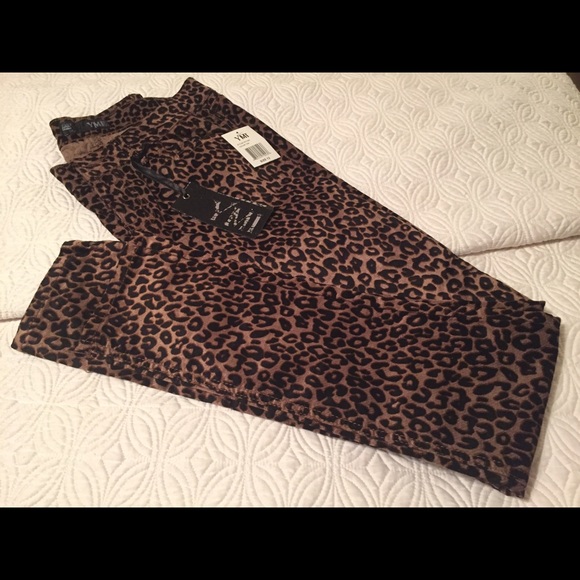 Leopard Skinny Jeans