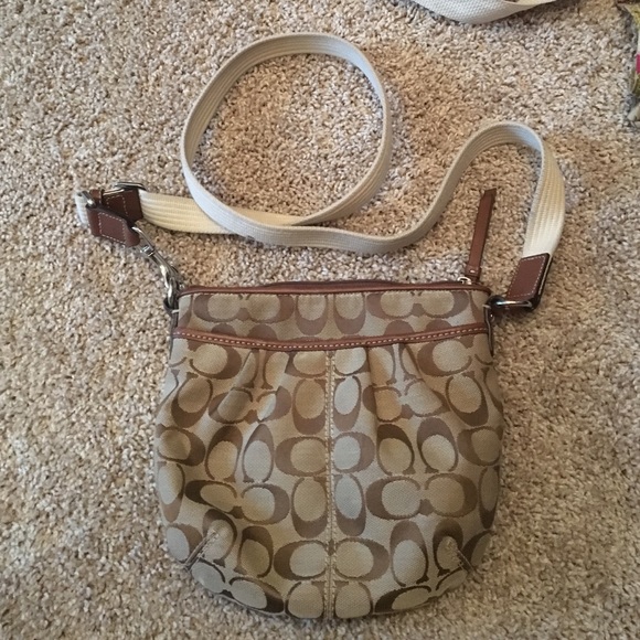 Coach cross body purse