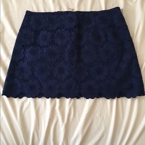 Navy Lilly Pulitzer Skirt NEVER WORN