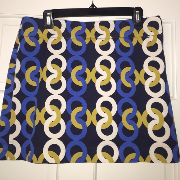 Jcrew patterned skirt