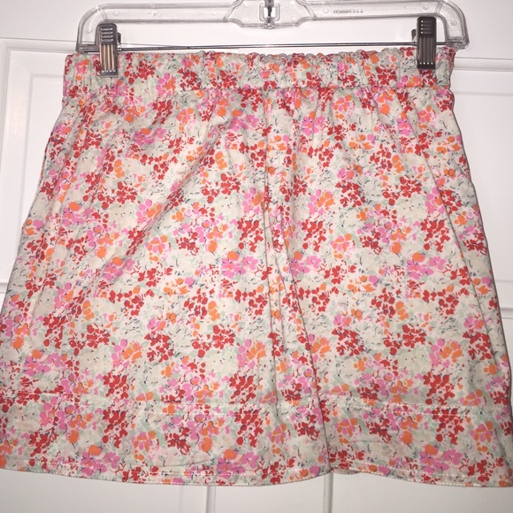 Jcrew kids little flower skirt