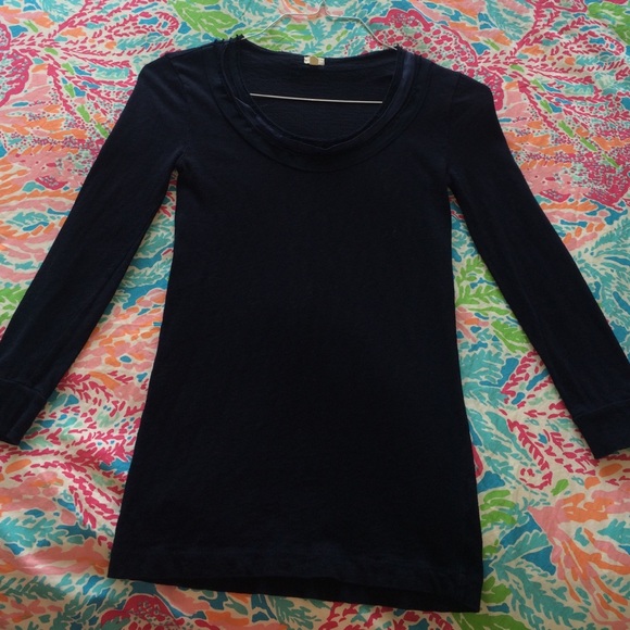 J.crew long sleeve ruffle top