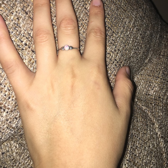 Opal promise ring