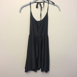 American apparel black figure skater dress