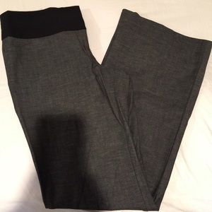 Express editor pant with wide waist band.