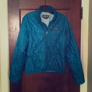 Patagonia Tobago Blue Nano Puff Pullover
