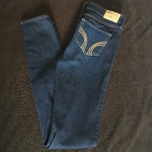High-rise Hollister super skinny jeans