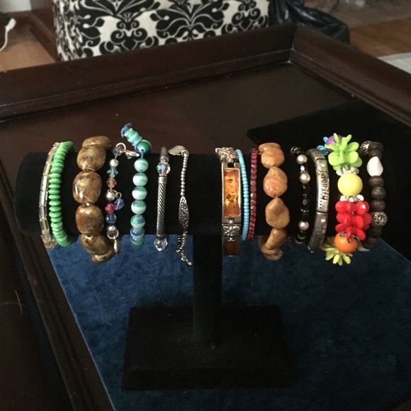 15pc Assorted Stretch Bracelet Lot