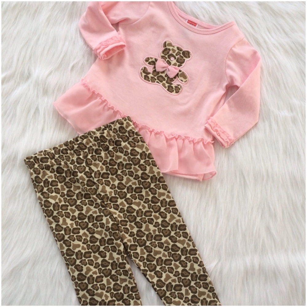 2 PC Fisher Price Pant & Top Set. Size 6/9 months