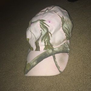 pink camo hat