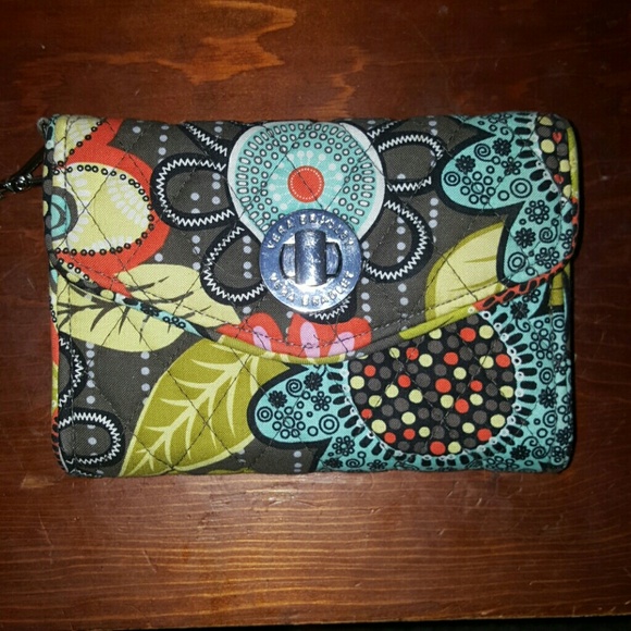 Vera Bradley Flower Shower Wristlet