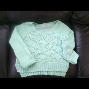 Victoria's Secret cropped wool blend sweater