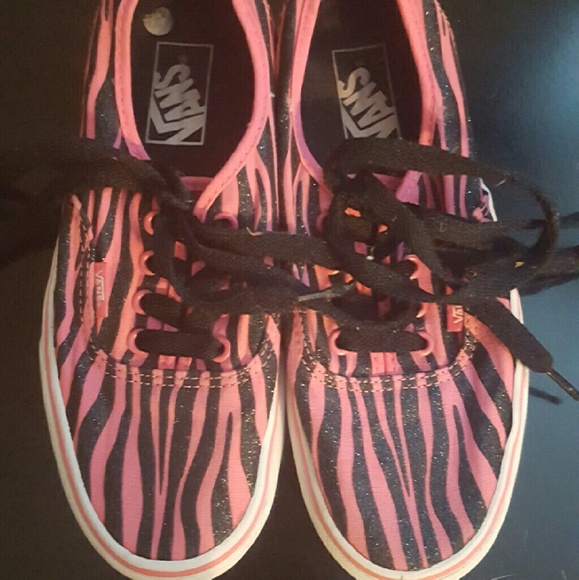 Hot Pink Zebra Vans