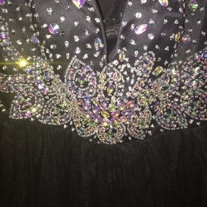 Size 16 Short Black Homecoming Dress